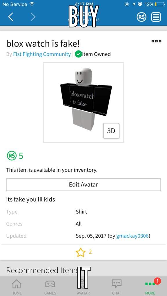 Buy The Blox Whatch Is Fake Shirt Roblox Amino - roblox shirt fake