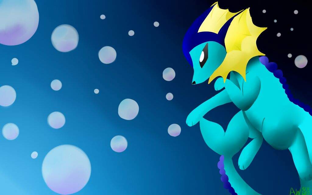 Vaporeon For The Art Contest Pokémon Ultra Sun And Moon Amino 1124