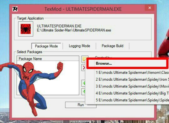 ultimate spiderman pc mod