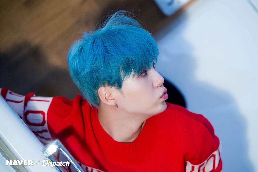 Yoongi Blue Hair Photoshoot Interview - wide 6