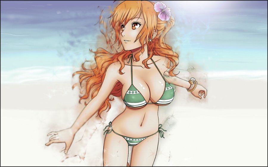 One Piece: Nami Fanart. 