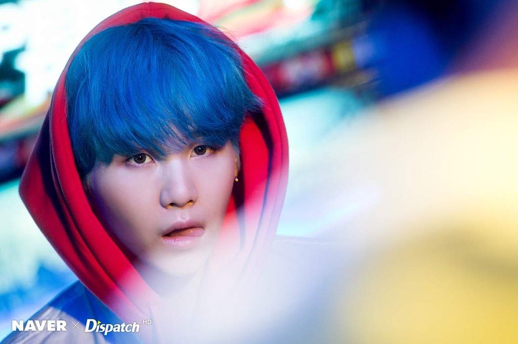 Yoongi Blue Hair Photoshoot Photos - wide 2