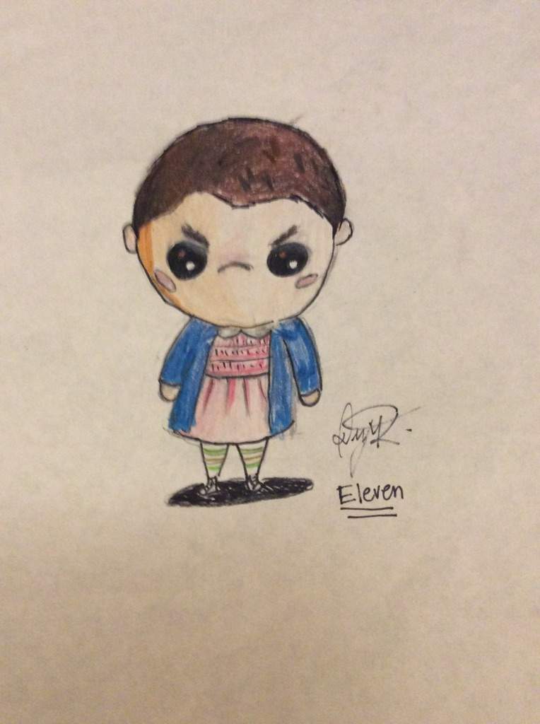 Chibi Eleven Drawing | Stranger Things Amino