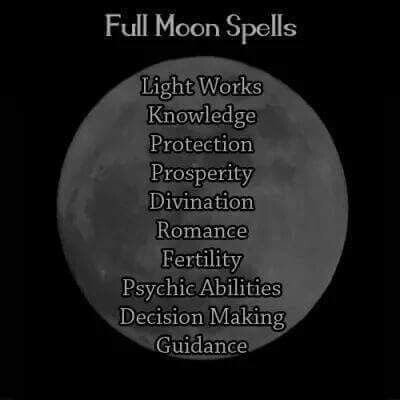 job full moon spell