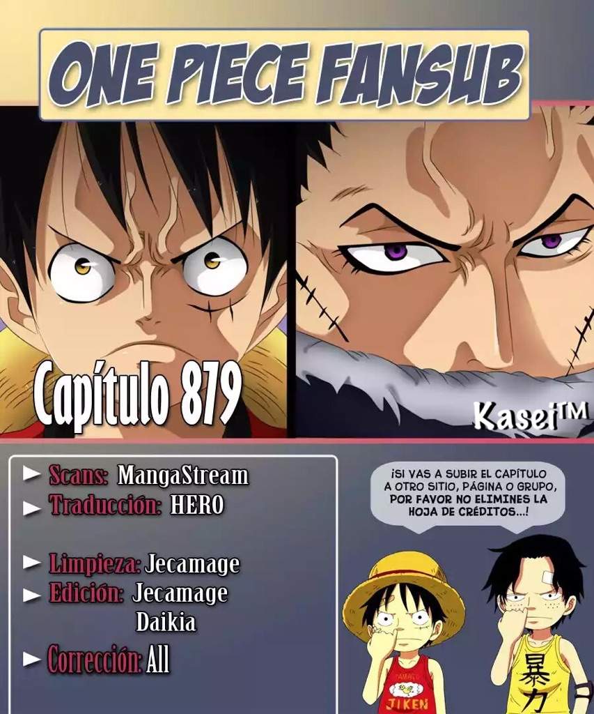 Manga One Piece 879 One Piece Amino