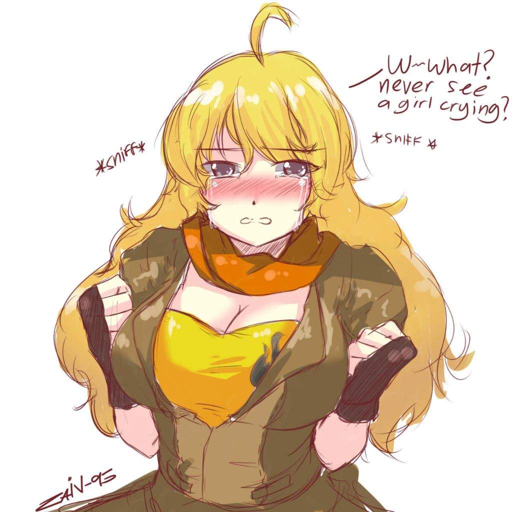 rwby yang statue