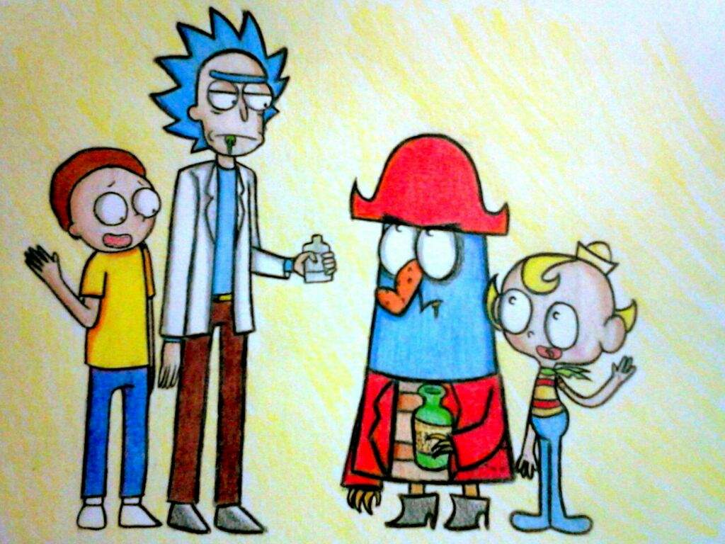 rick and morty captain planet