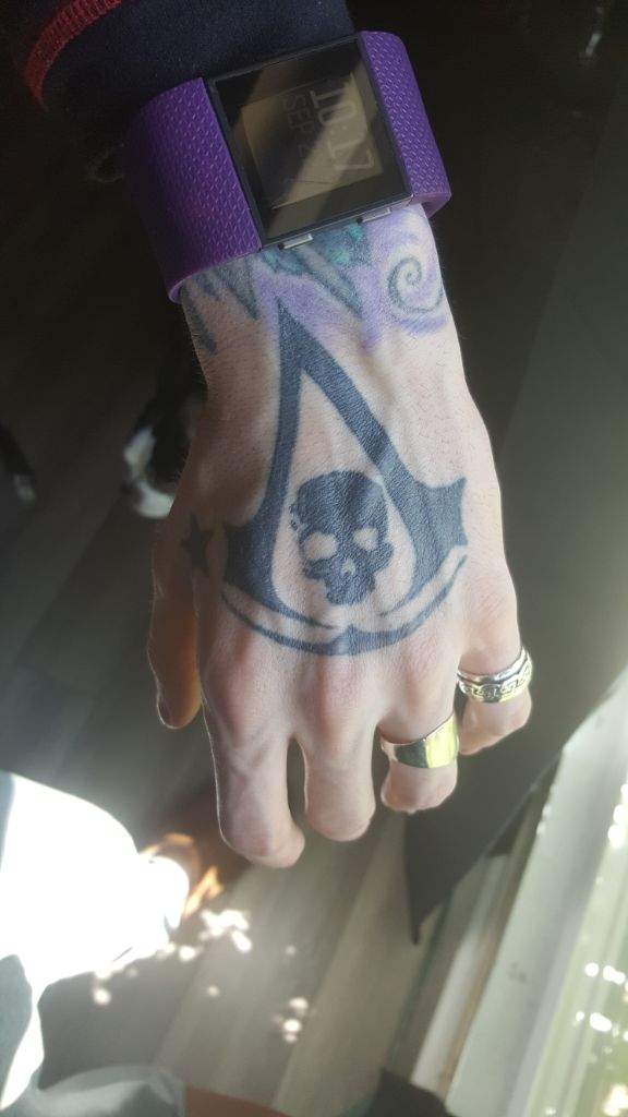 Assassins Creed Tattoo On Wrist by Muusiriam