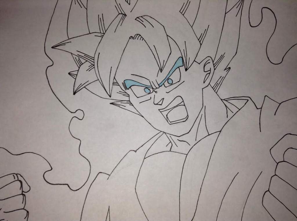 Goku SSBKK Drawing | DragonBallZ Amino