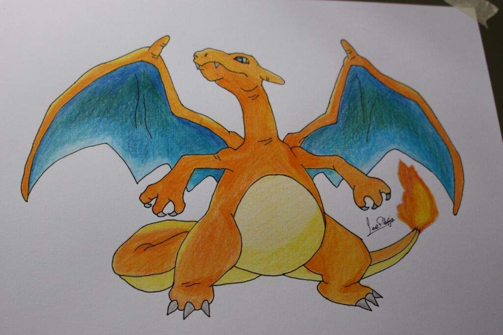 Como dibujar a charizard de la serie pokemon | •Arte Amino• Amino