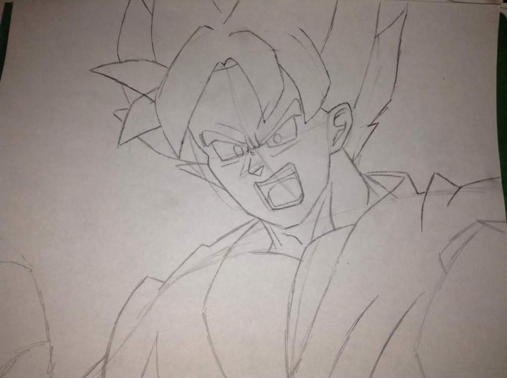 Goku SSBKK Drawing | DragonBallZ Amino