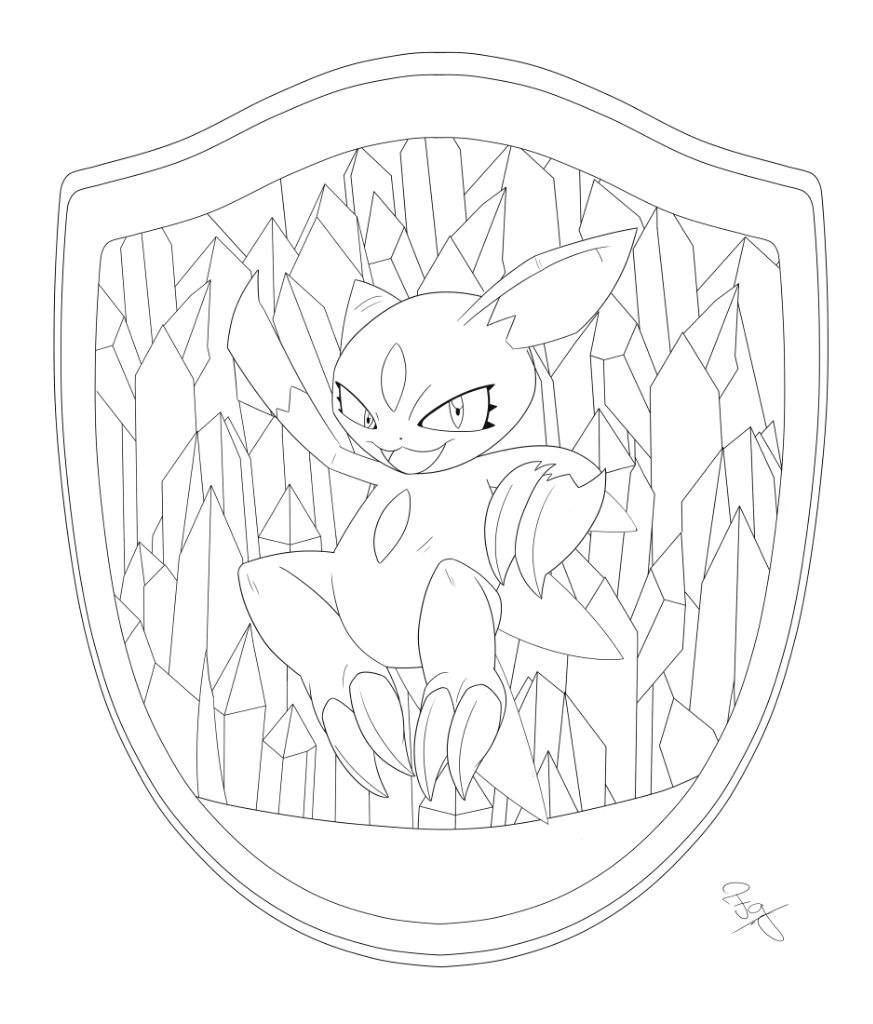 Personal Art - Pokémon Crest 