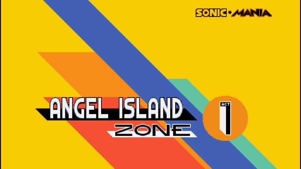 sonic mania zone intro maker