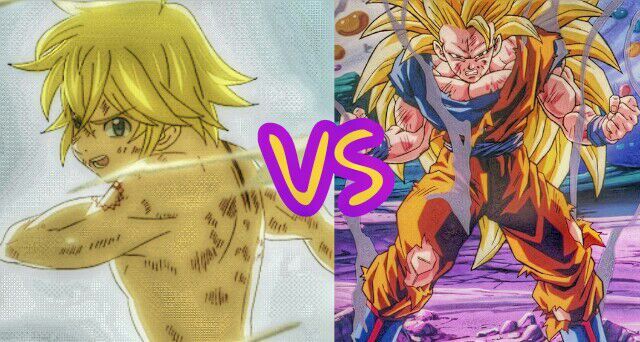Goku y Vegeta VS Meliodas y Ban | DRAGON BALL ESPAÑOL Amino