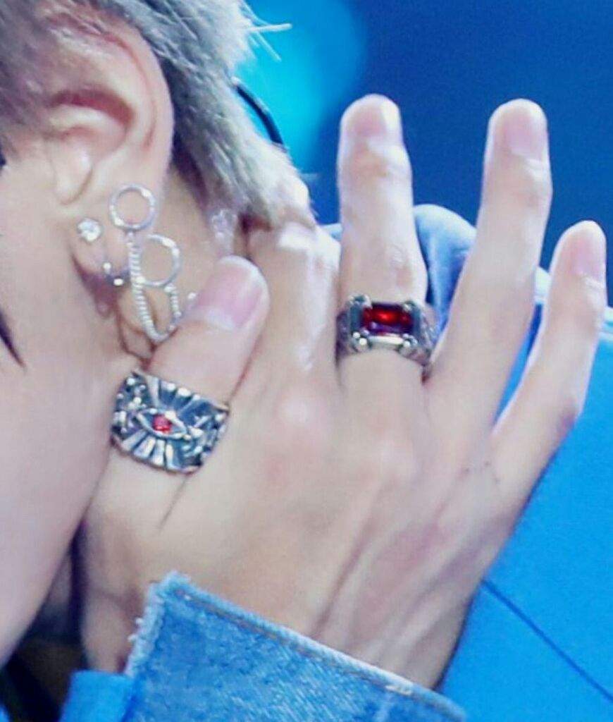 Taehyung S Long Slender Perfect Fingers With Rings V K O O K Amino