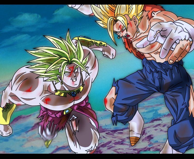 vegeta x broly