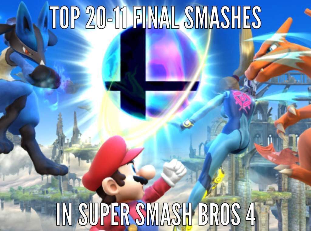 super smash bros infinite all final smashes