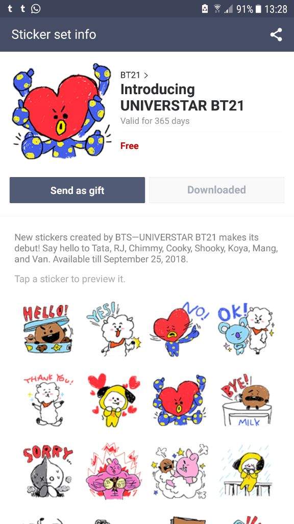 Bts Own Line Stickers Characters Army S Amino
