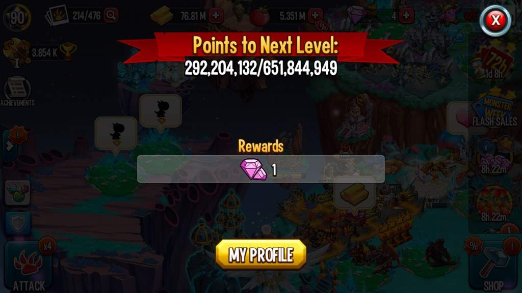 how tofarm gems monster legends on facebook