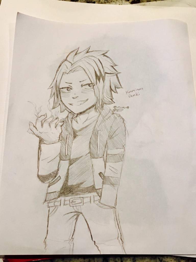 Little Kaminari Doodle~ | My Hero Academia Amino