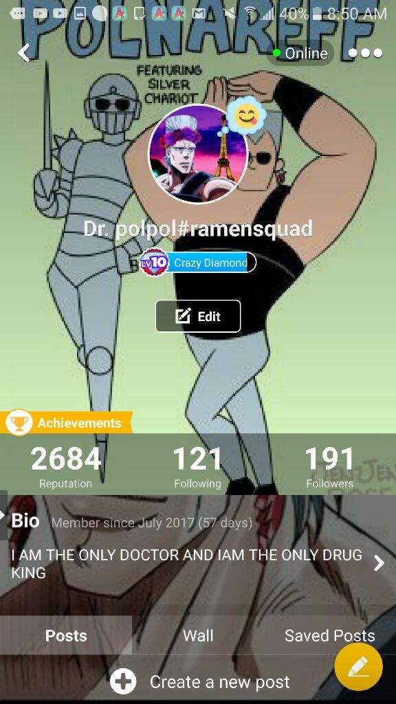 OH GOD SPEEDWANGON HAS BLESSED ME | JoJo Amino Amino