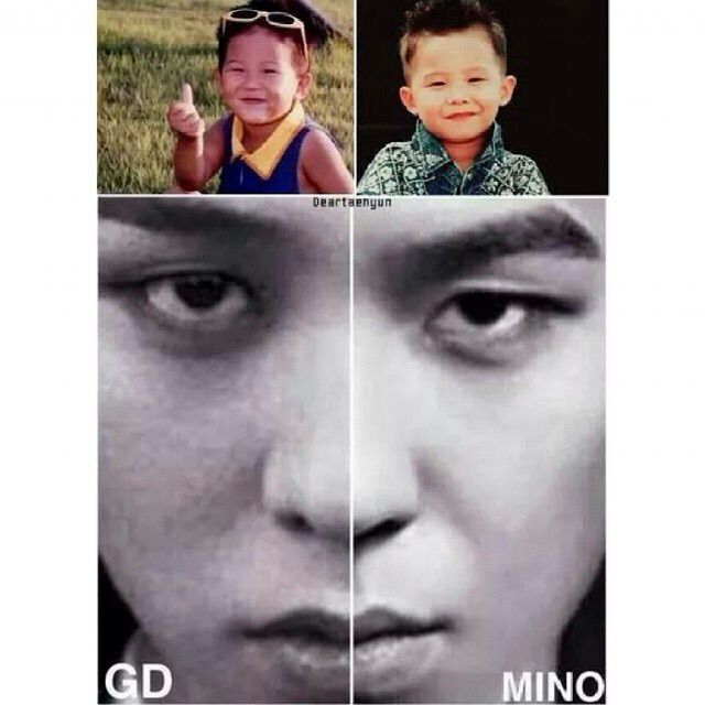 Do you think mino looks like g dragon? I do.  YG Amino Amino