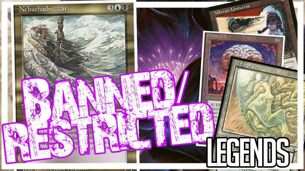 LEGENDS History of Banned and Restricted MTG MTG Amino