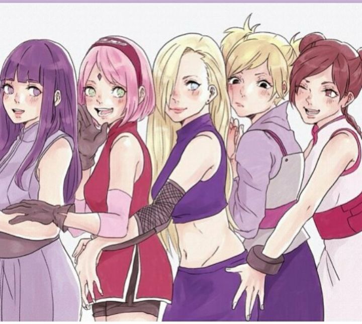MMD Naruto] TenTen, Ino, Sakura & Hinata - AS IF ITS YOUR 