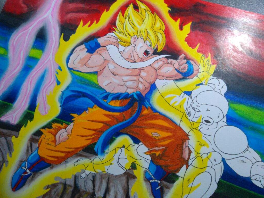 Goku 🆚 Frieza drawing | DragonBallZ Amino