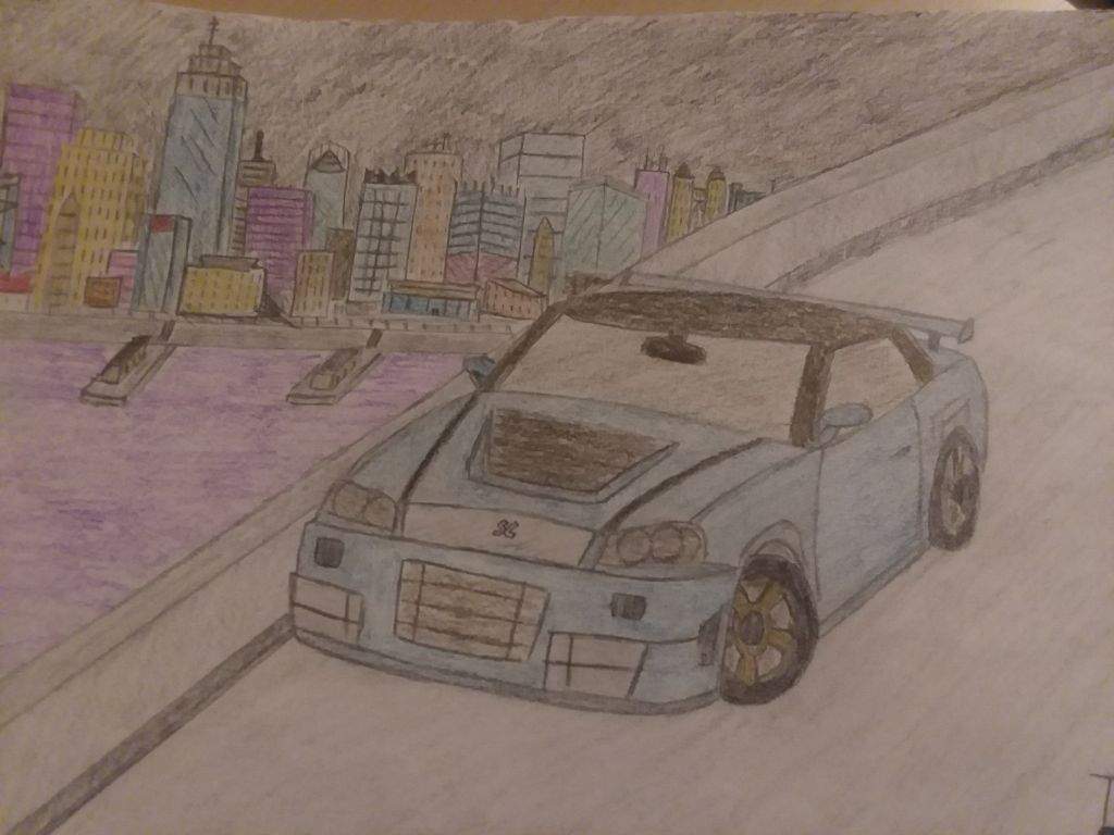 R34 Drawing Forza Horizon Amino