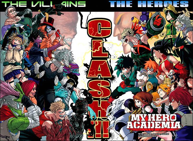 Heroes Vs. Villains | My Hero Academia Amino