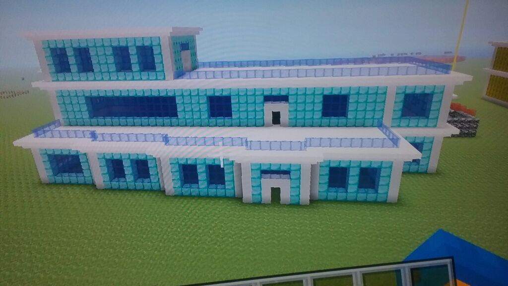 Modern Mansion Made Out Of Diamonds Minecraft Amino