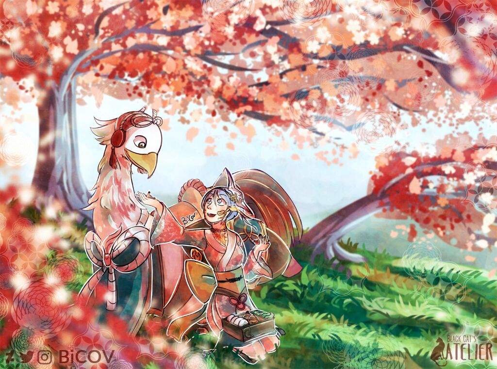 Under the Cherry Blossoms [CON] Anime Art Amino