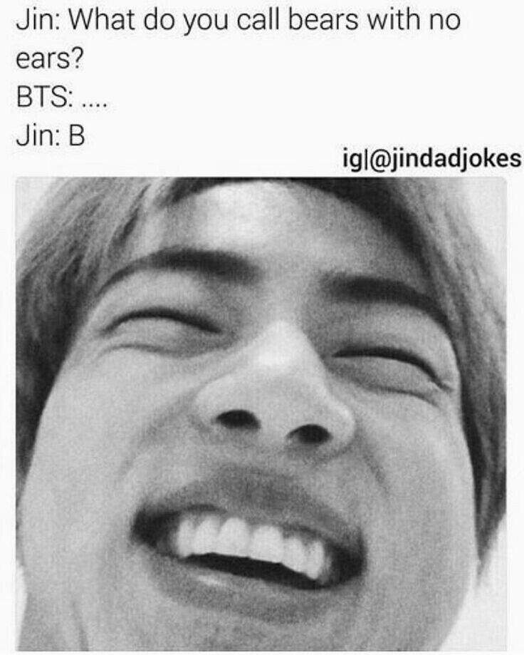 Jin's Dad jokes memes | ARMY's Amino