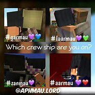 Comment who you ship Aarmau or Laurmau or zanemau or garmau or any ...