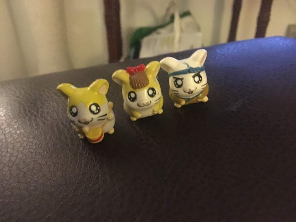 hamtaro rubber figures