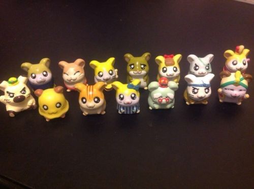 hamtaro rubber figures