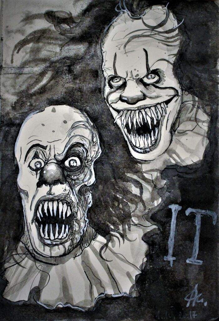  Pennywise Drawing Sketch Mouth Big 