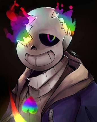 undertale sans in color