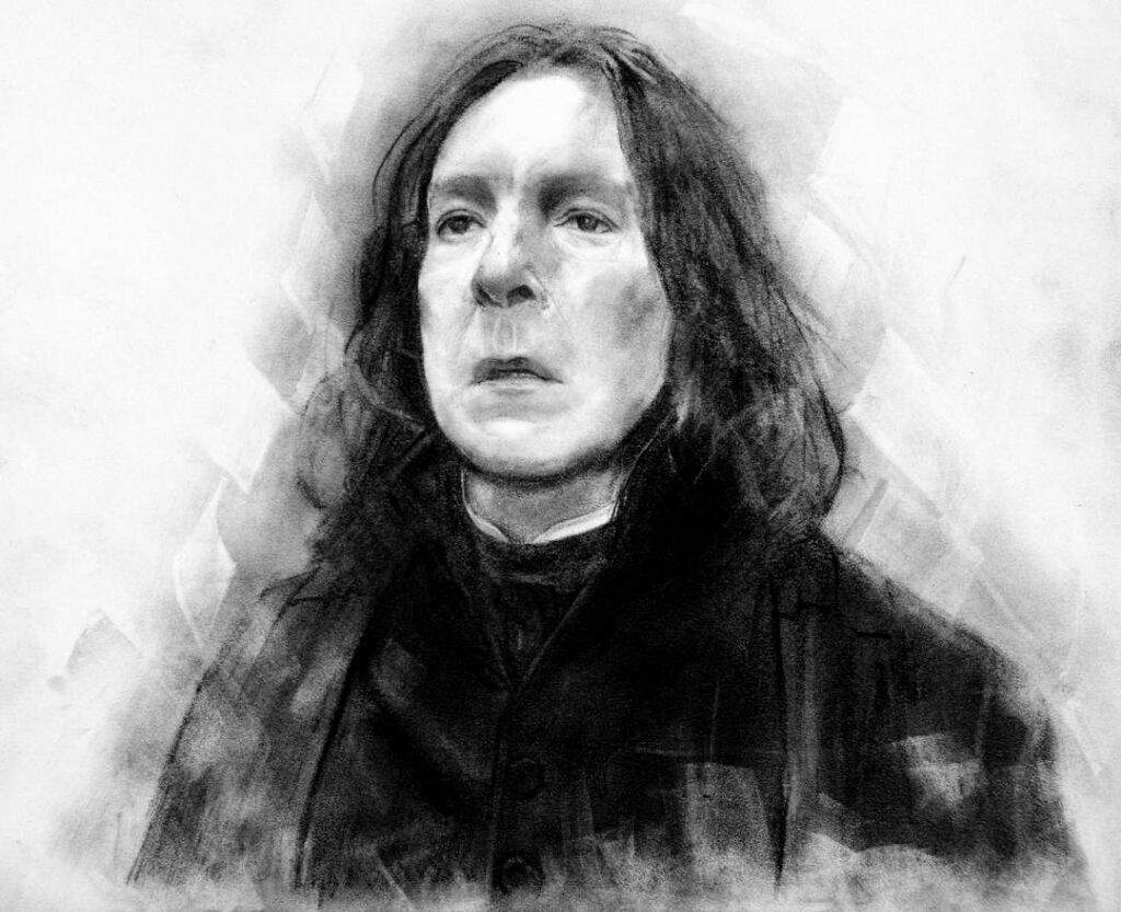 ⭐ Realistic Severus Snape pencil drawing Harry Potter Amino