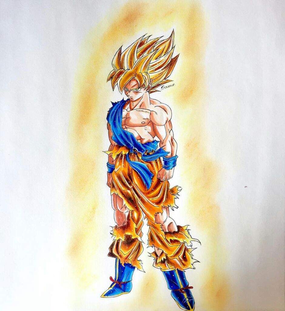 How To Draw Goku Super Saiyan Full Body How To Draw Vegeta Super My Hot Sex Picture 