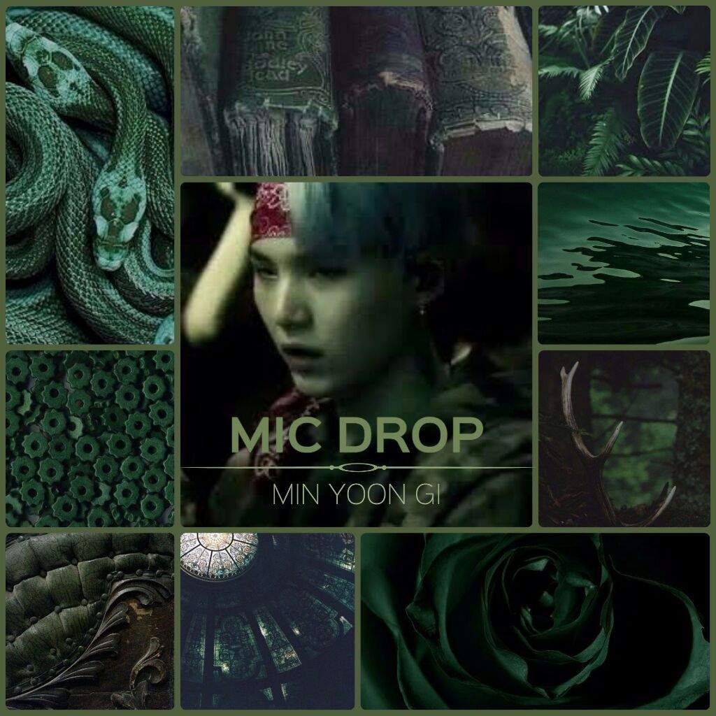 MIC DROP - MIN YOON GI AESTHETIC - PINE GREEN | ARMY's Amino