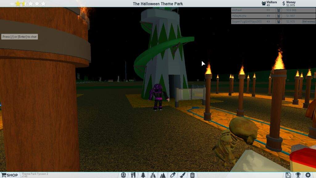 My Halloween Theme Park Roblox Amino - 