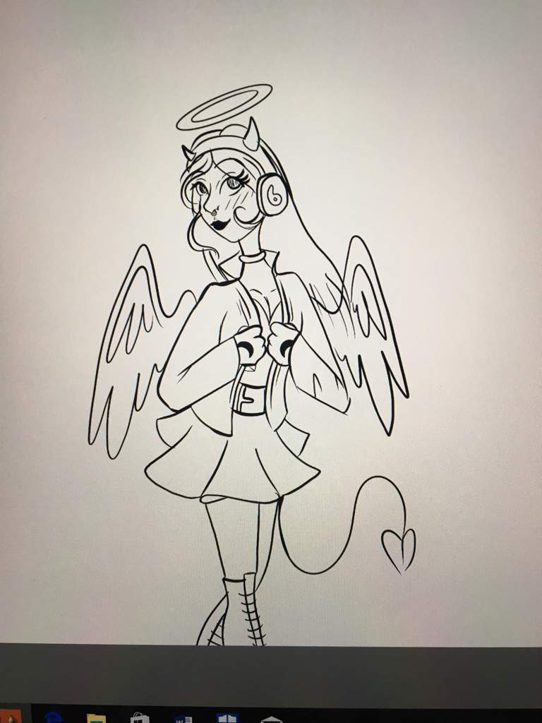 alice angel from bendy and the ink machine coloring pages