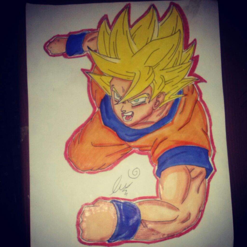 Goku SSJ dibujo | DRAGON BALL ESPAÑOL Amino