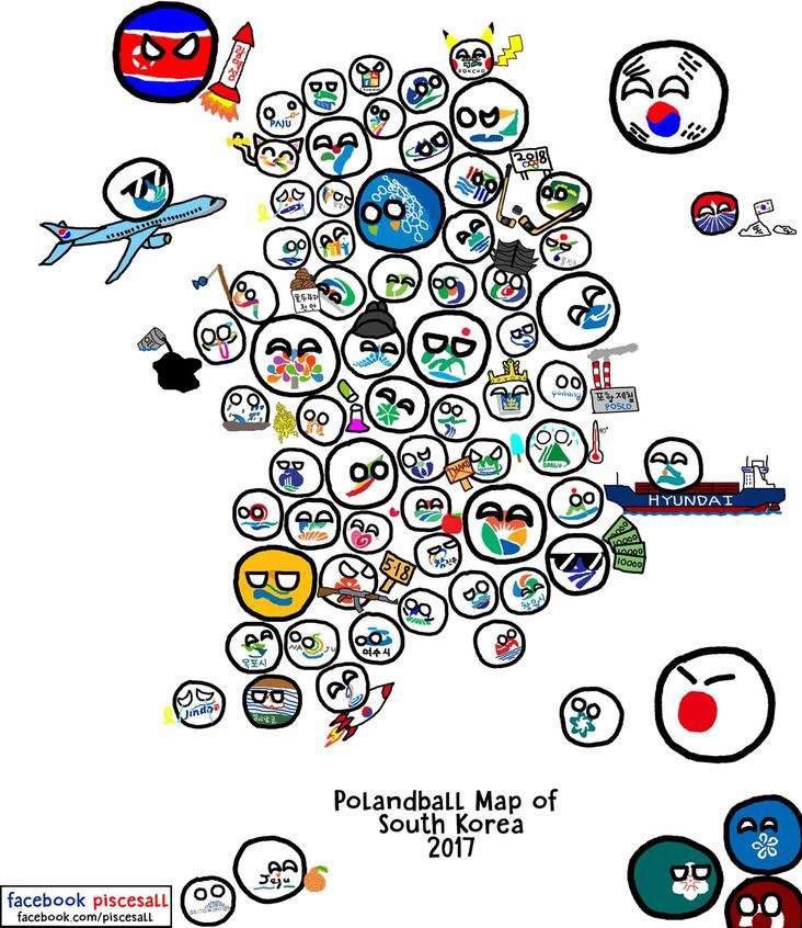 Polandball Korea