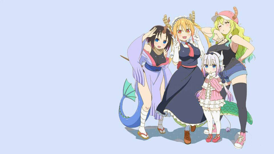 Fondos De Pantalla De Elma Kobayashi San No Maid Dragon Amino