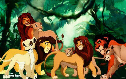 "La familia del rey leon en generación": | El rey León ...