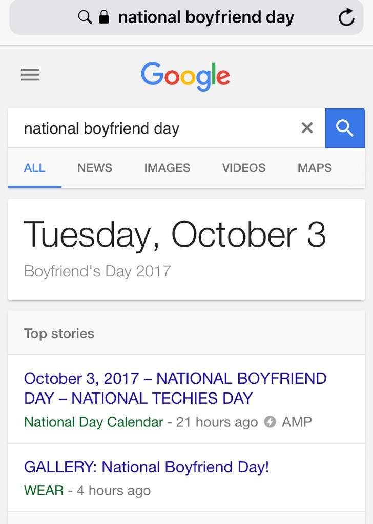 Boyfriends day national Top Boyfriend’s