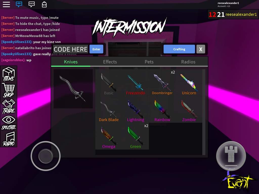 Is My Inventory Sick On Assassin Roblox Amino